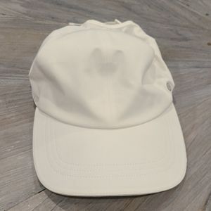 Lululemon white adjustable hat